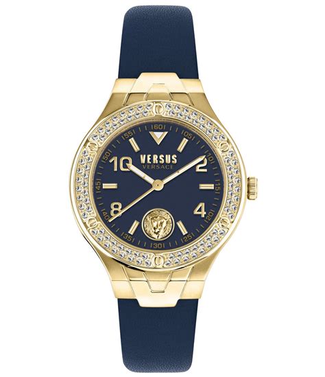 versus versace armbanduhren|versace leather strap.